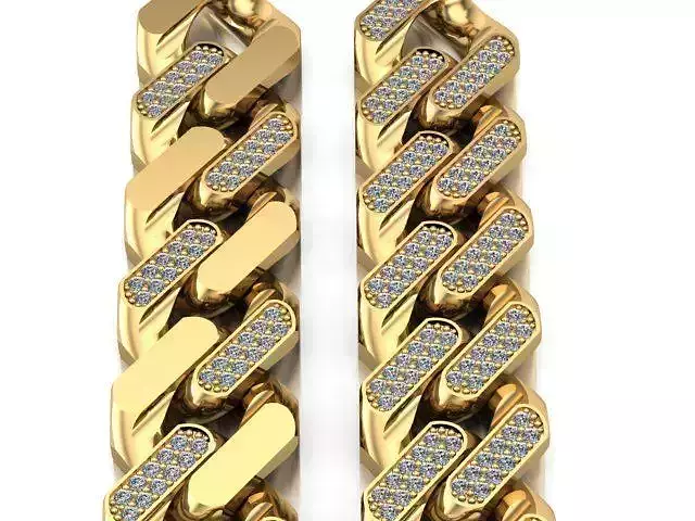 cuban Chain bracelet just stl