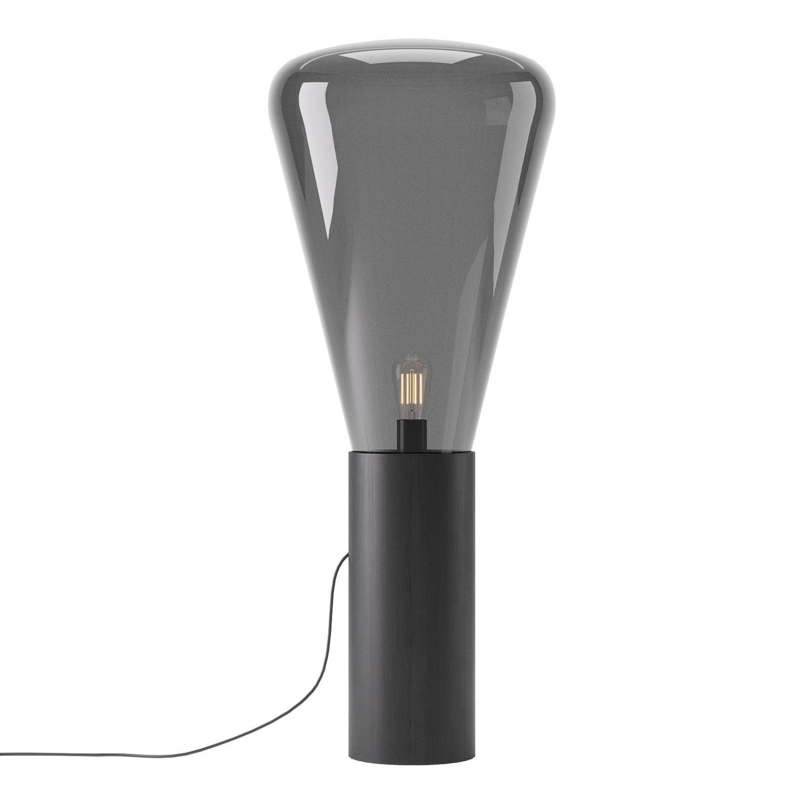 Muffins Black Oak Lamp by Brokis 3D model_5