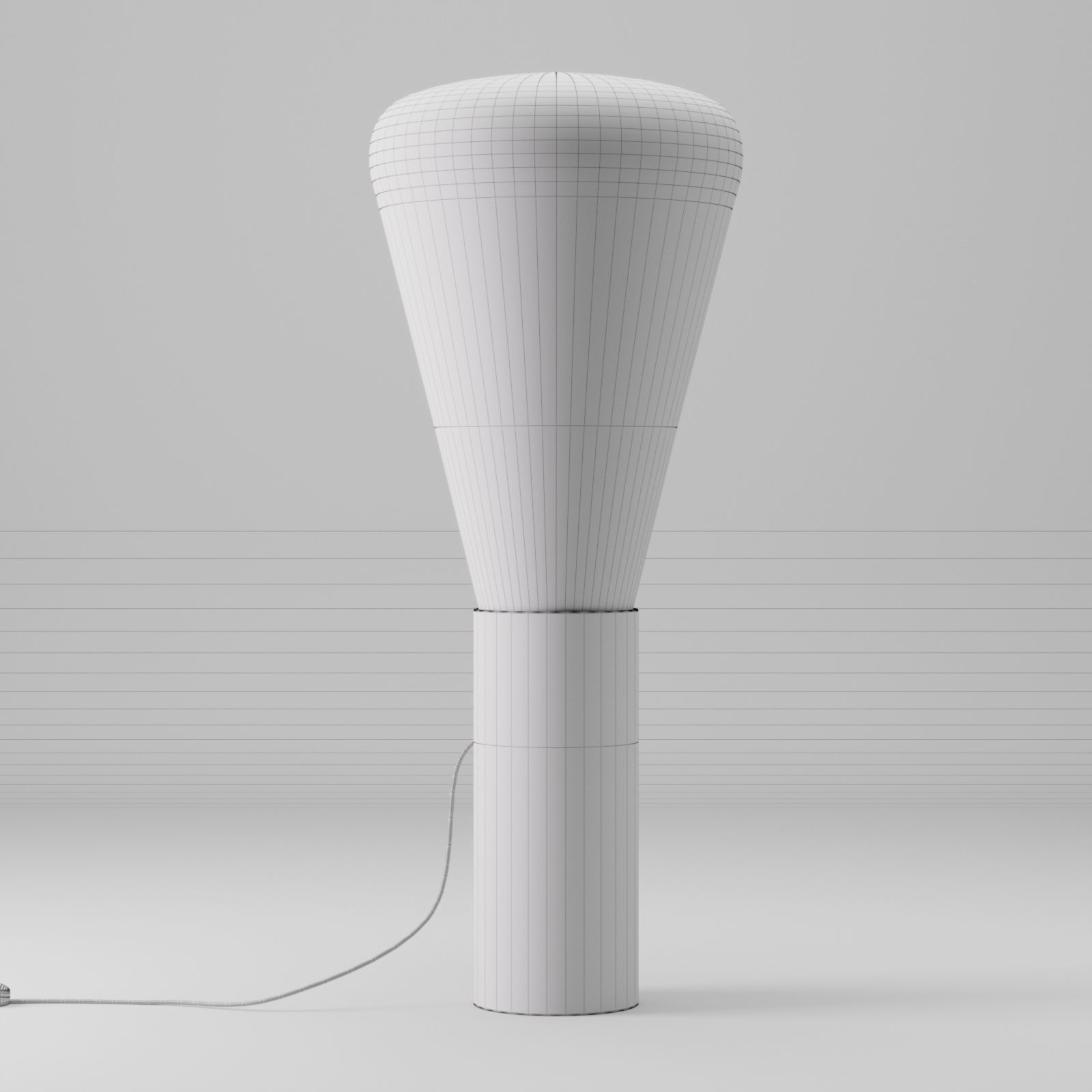 Muffins Black Oak Lamp by Brokis 3D model_6