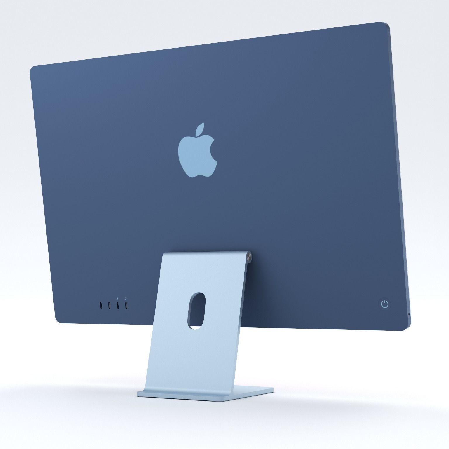 Apple iMac 24 2021 Low-poly 3D model_1