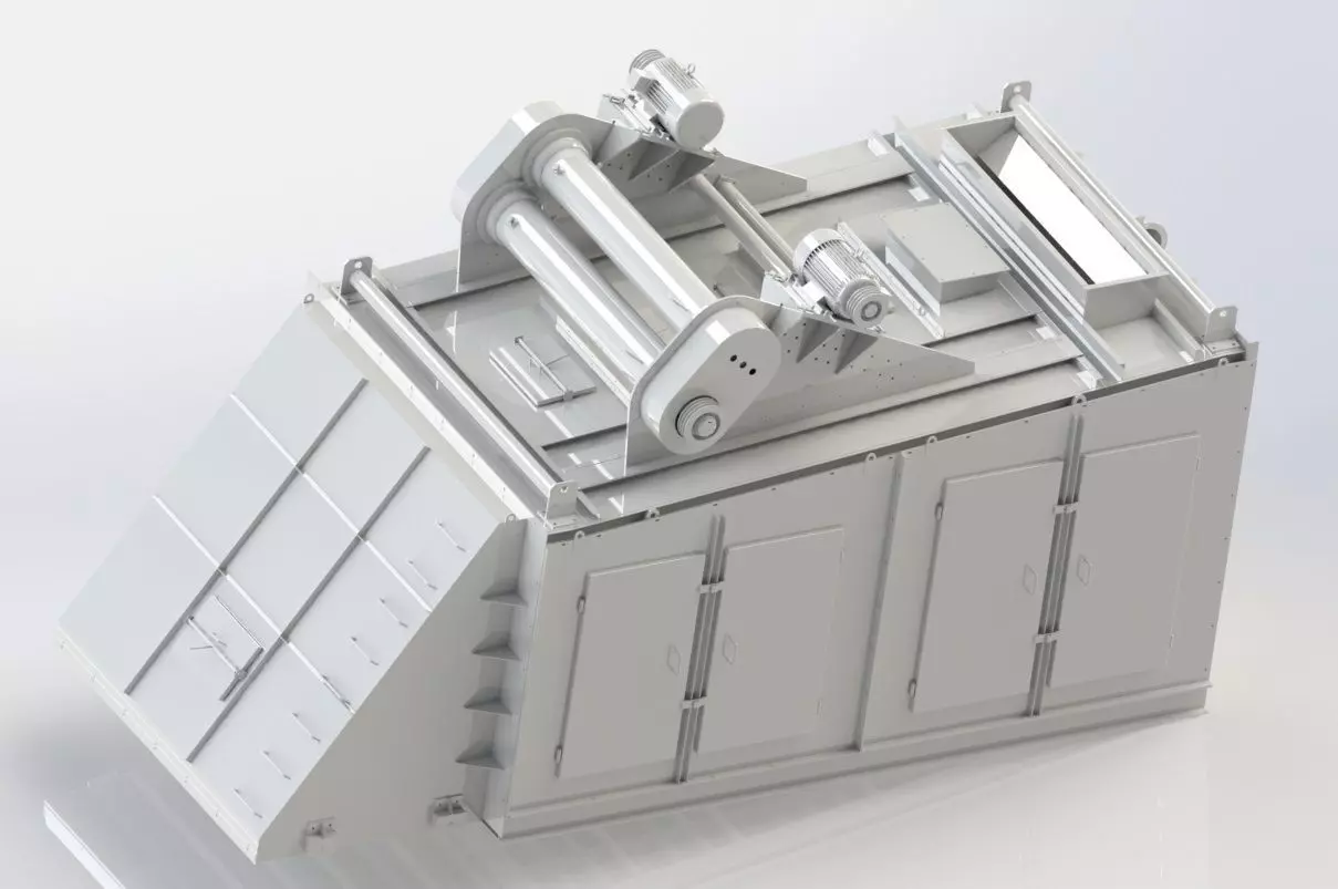 ZF-320-6 VIBRATING SCREEN FOR ASPHALT PLANT 3D model