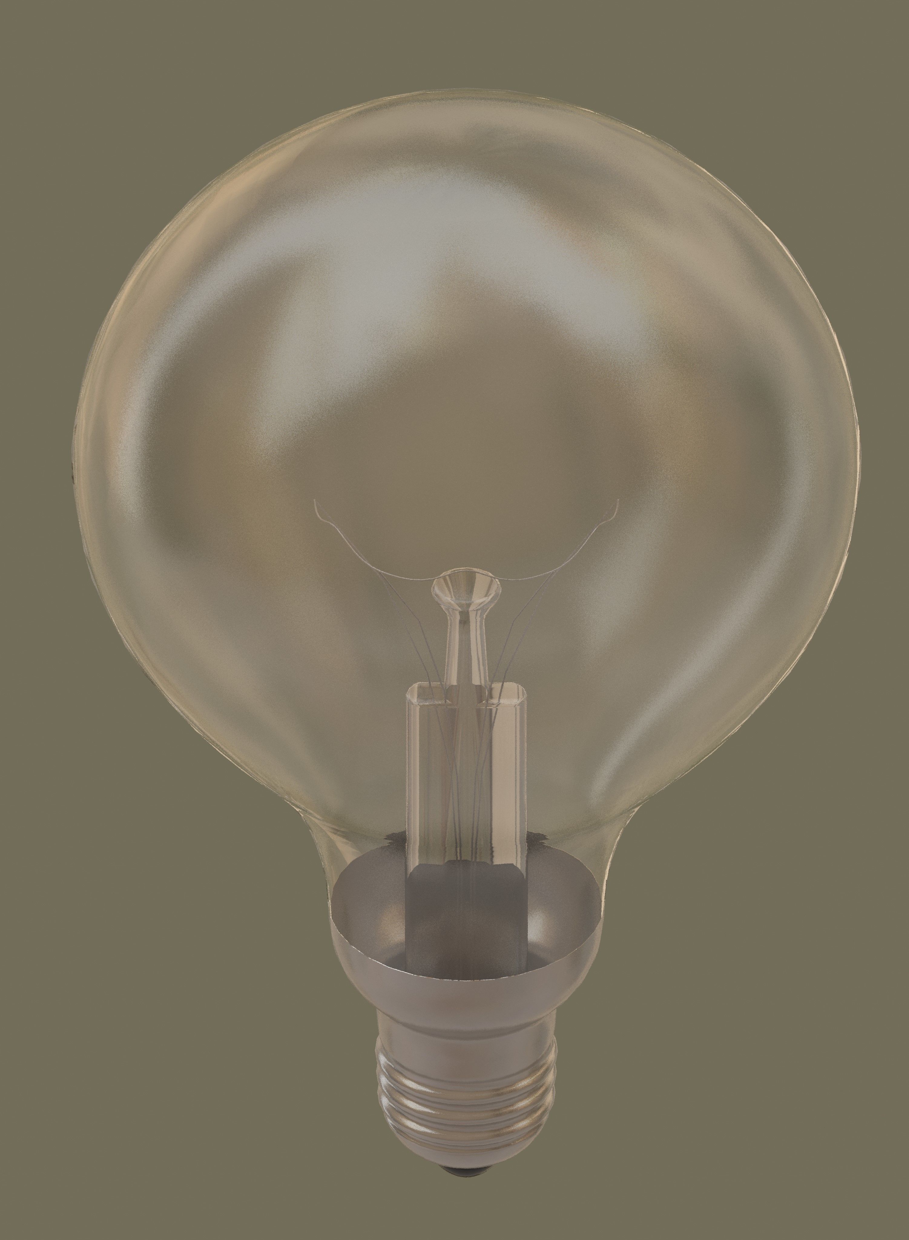Light Bulb Free 3D model_5