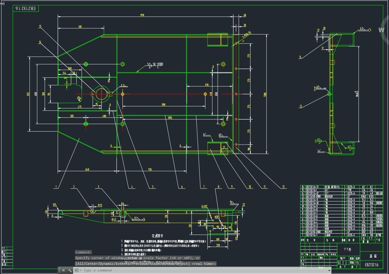 SCME EBZ132 Roadheader complete drawing 3D model_10