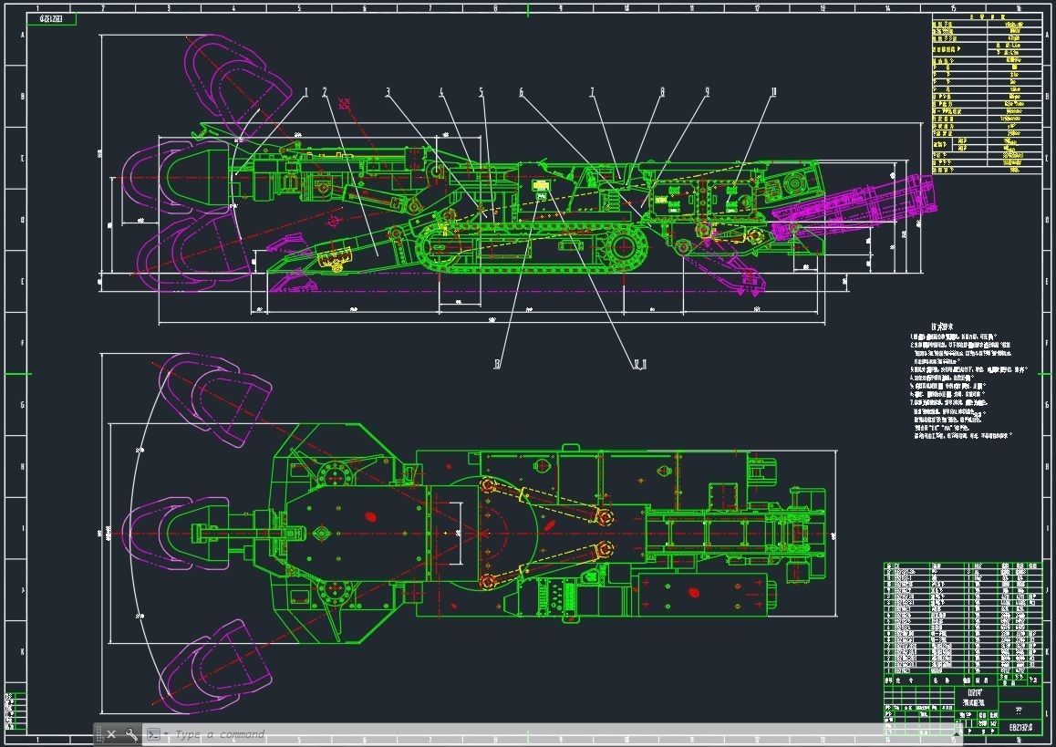 SCME EBZ132 Roadheader complete drawing 3D model_1