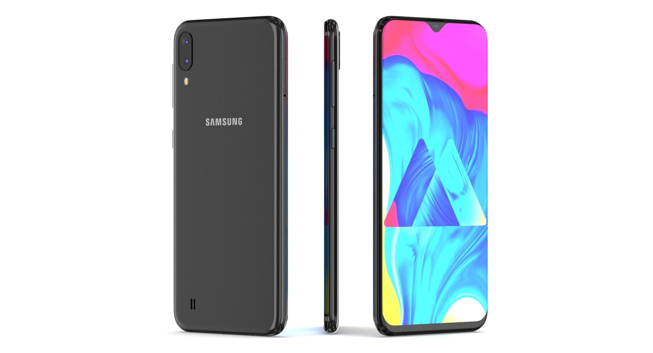 Samsung Galaxy M10 3D model_3