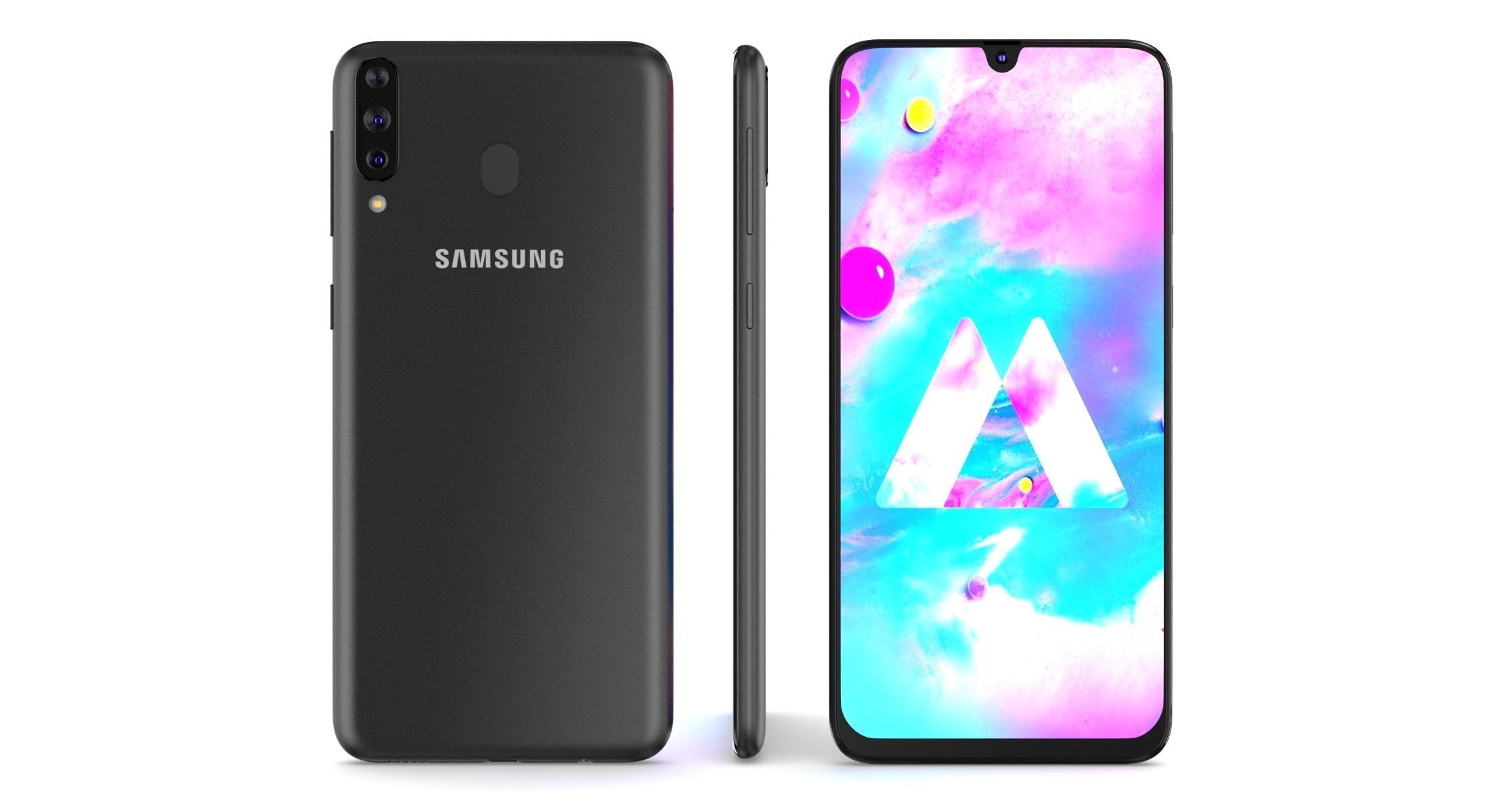 Samsung Galaxy M30 3D model_2