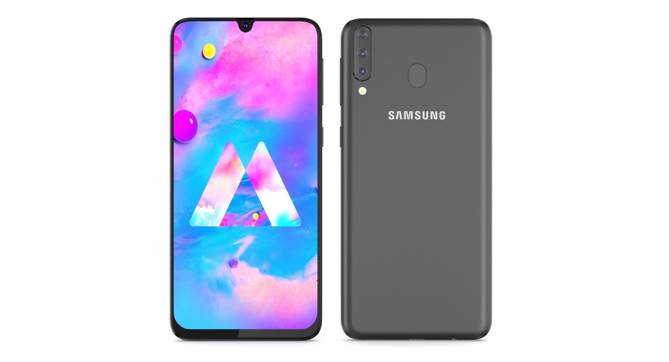 Samsung Galaxy M30 3D model_1