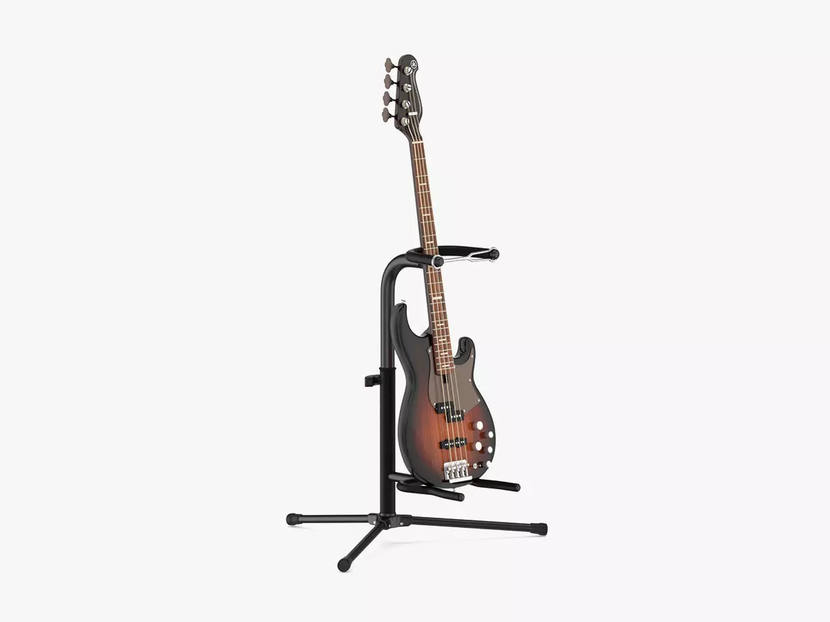 Yamaha Basses Guitar BB734A with Stands 3D model