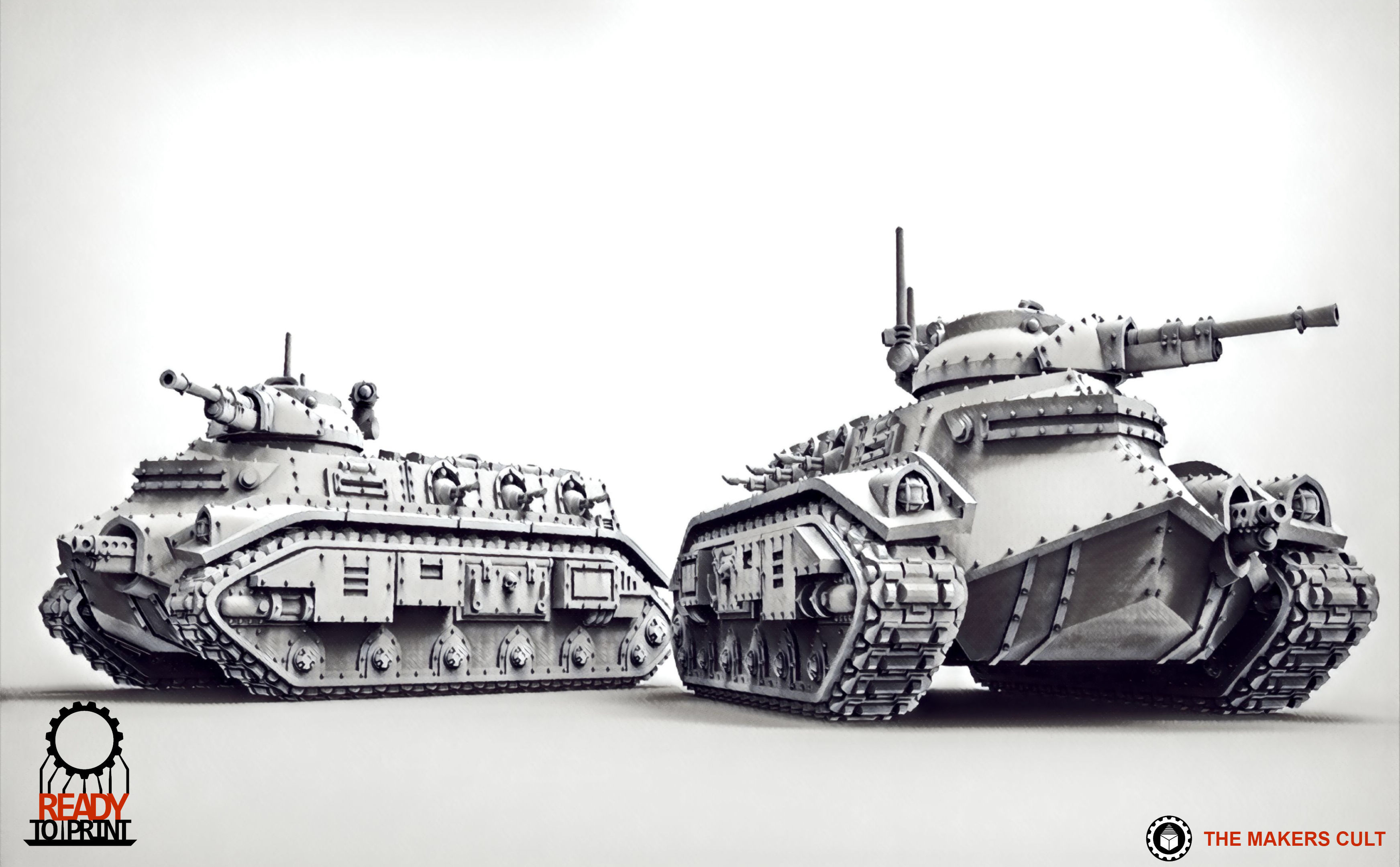 Feudal Guard Transport Tank 3D print model_5