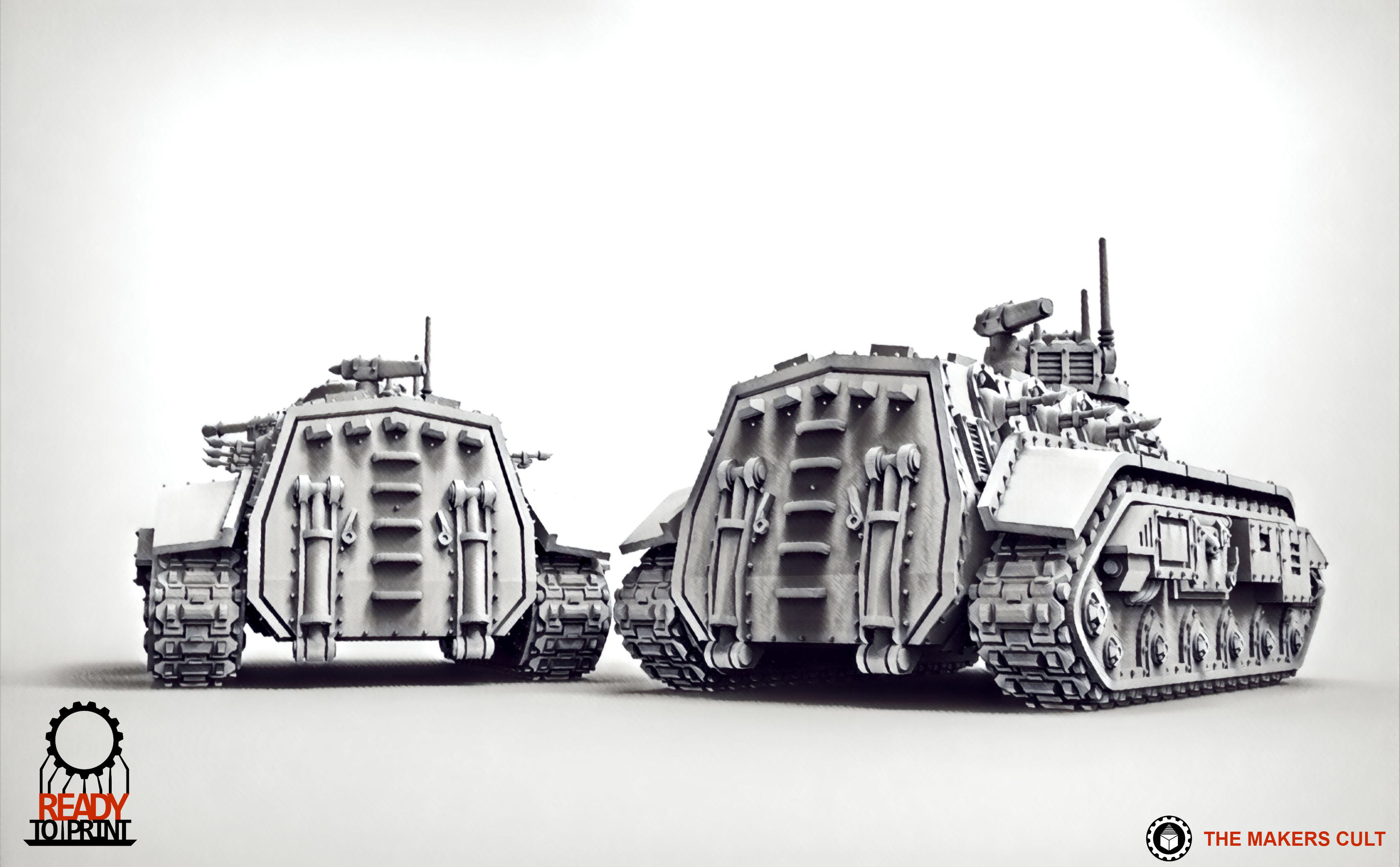 Feudal Guard Transport Tank 3D print model_6