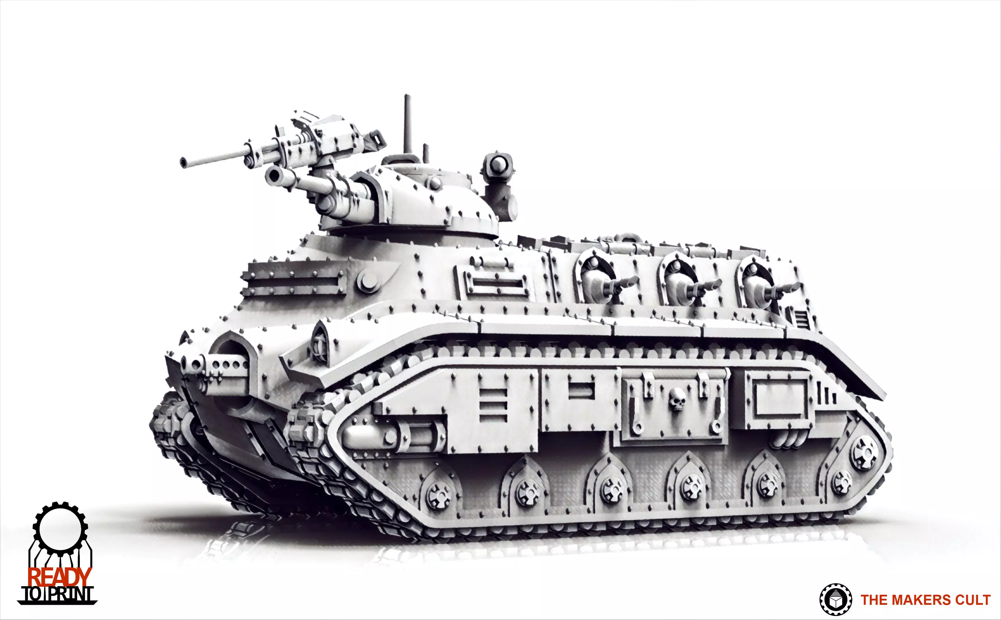 Feudal Guard Transport Tank 3D print model_0