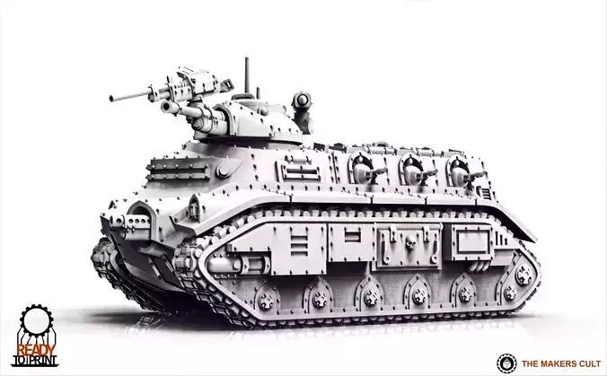 Feudal Guard Transport Tank 3D print model