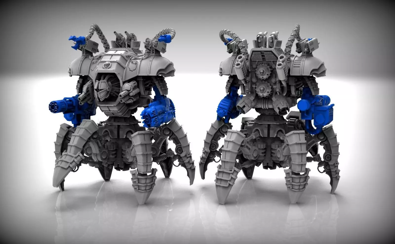 Dark Techno Heavy Arachknight Torso 3D print model_0