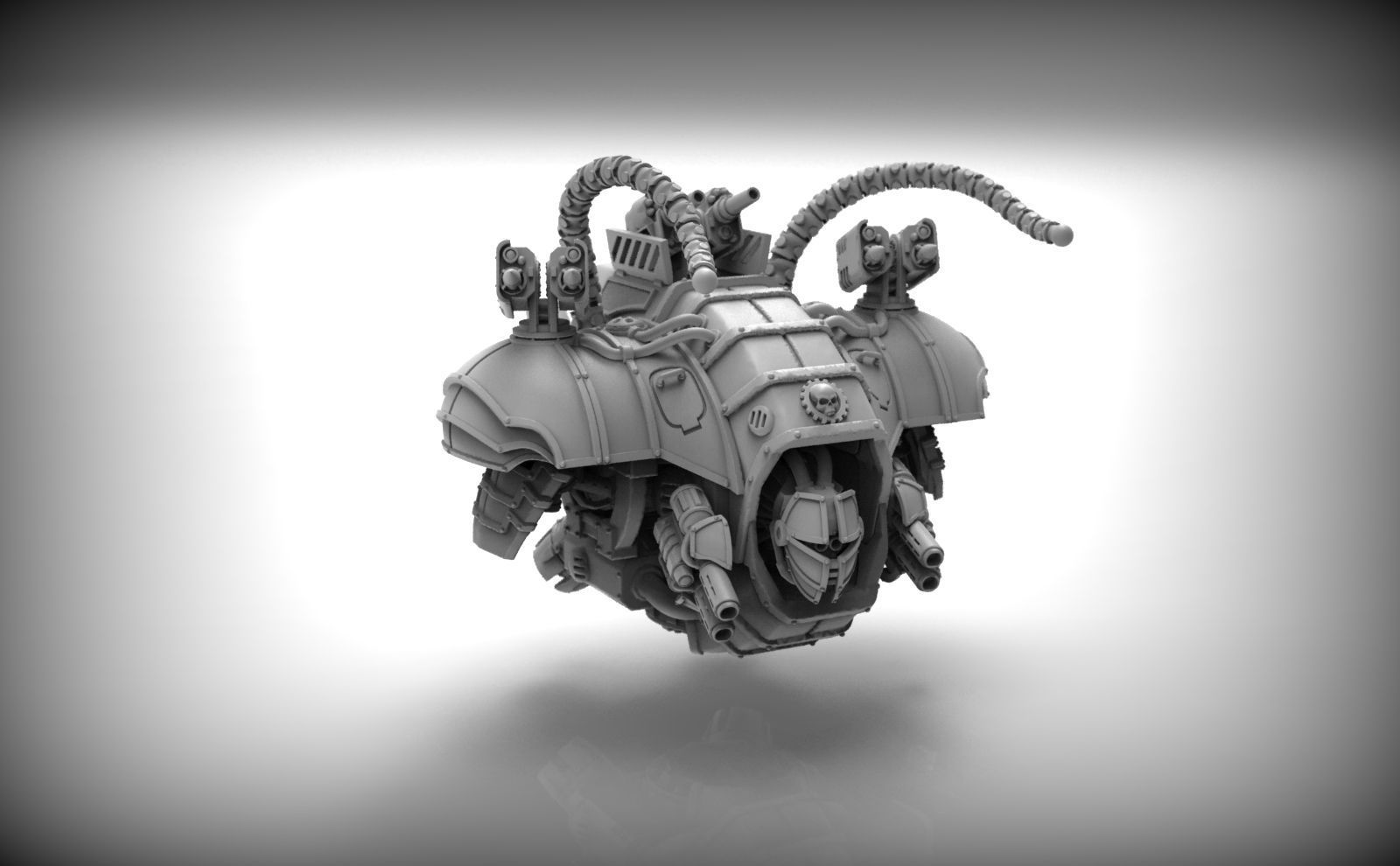 Dark Techno Heavy Arachknight Torso 3D print model_1