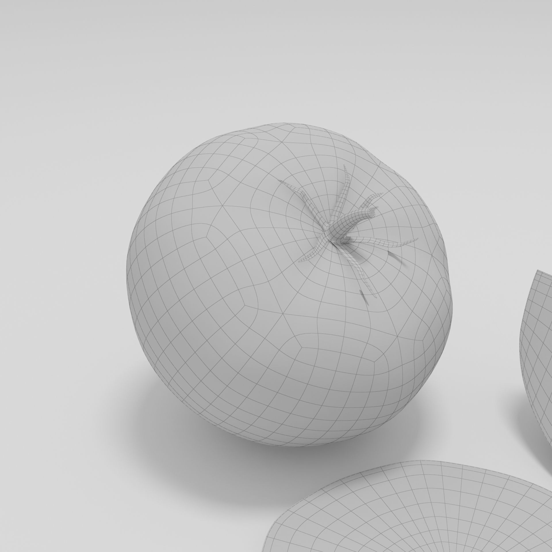 Tomato sliced 3D model_8