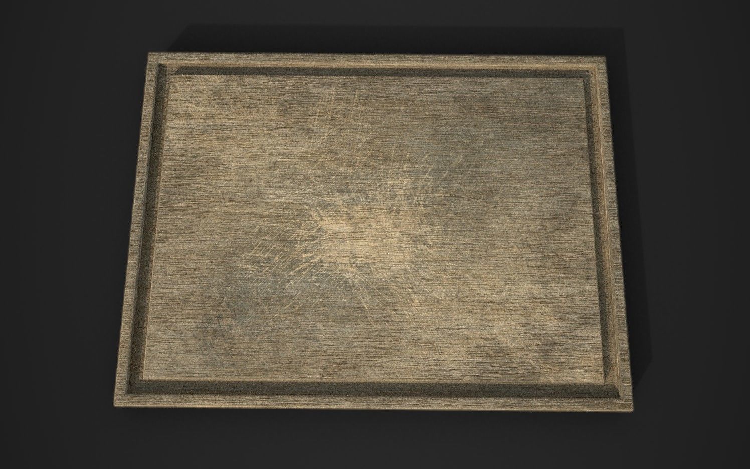 Cutting Board Model Low-poly 3D model_3