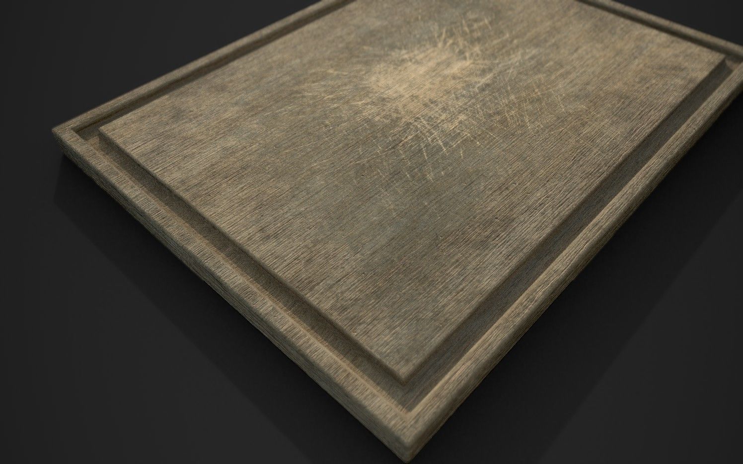 Cutting Board Model Low-poly 3D model_7