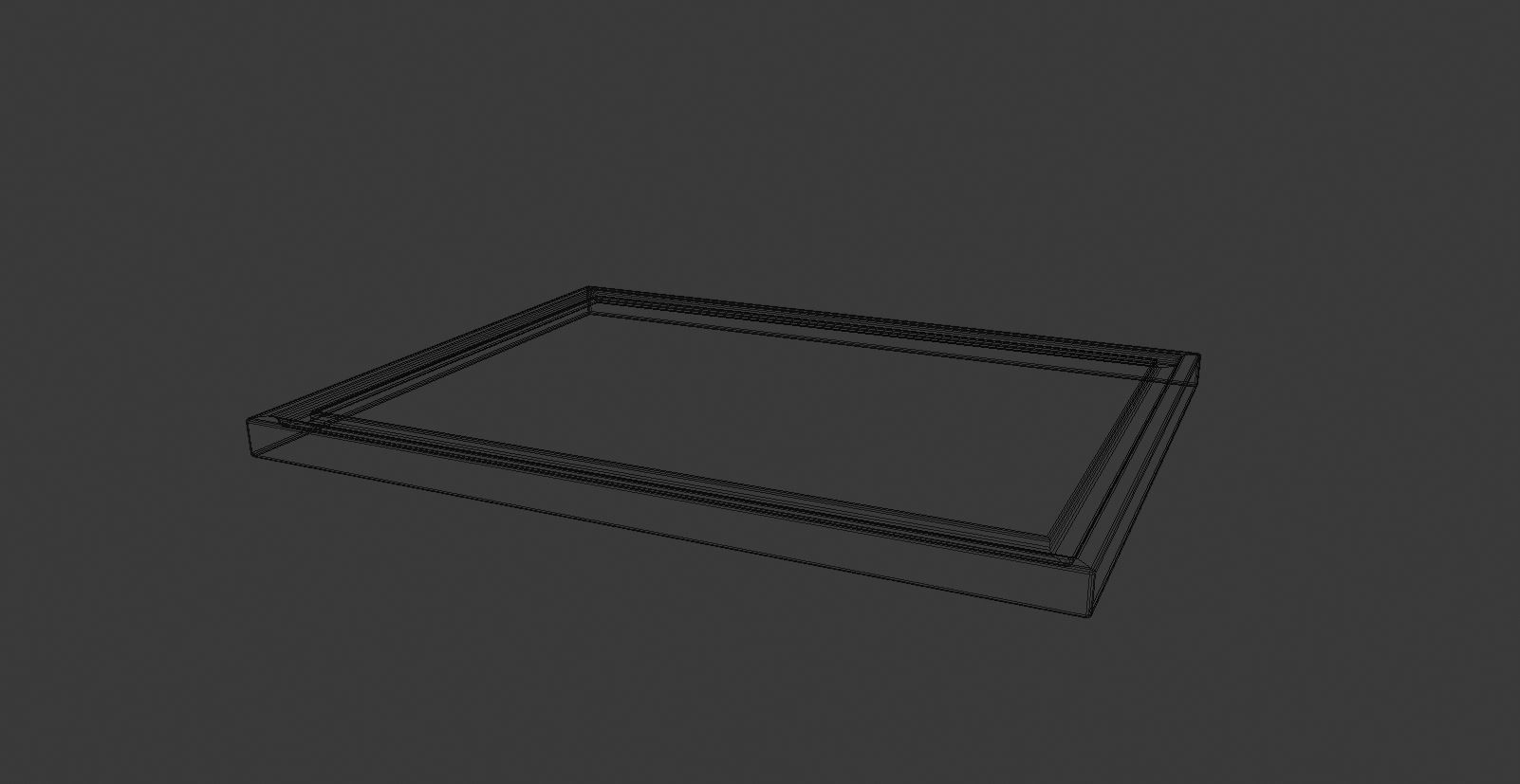 Cutting Board Model Low-poly 3D model_11
