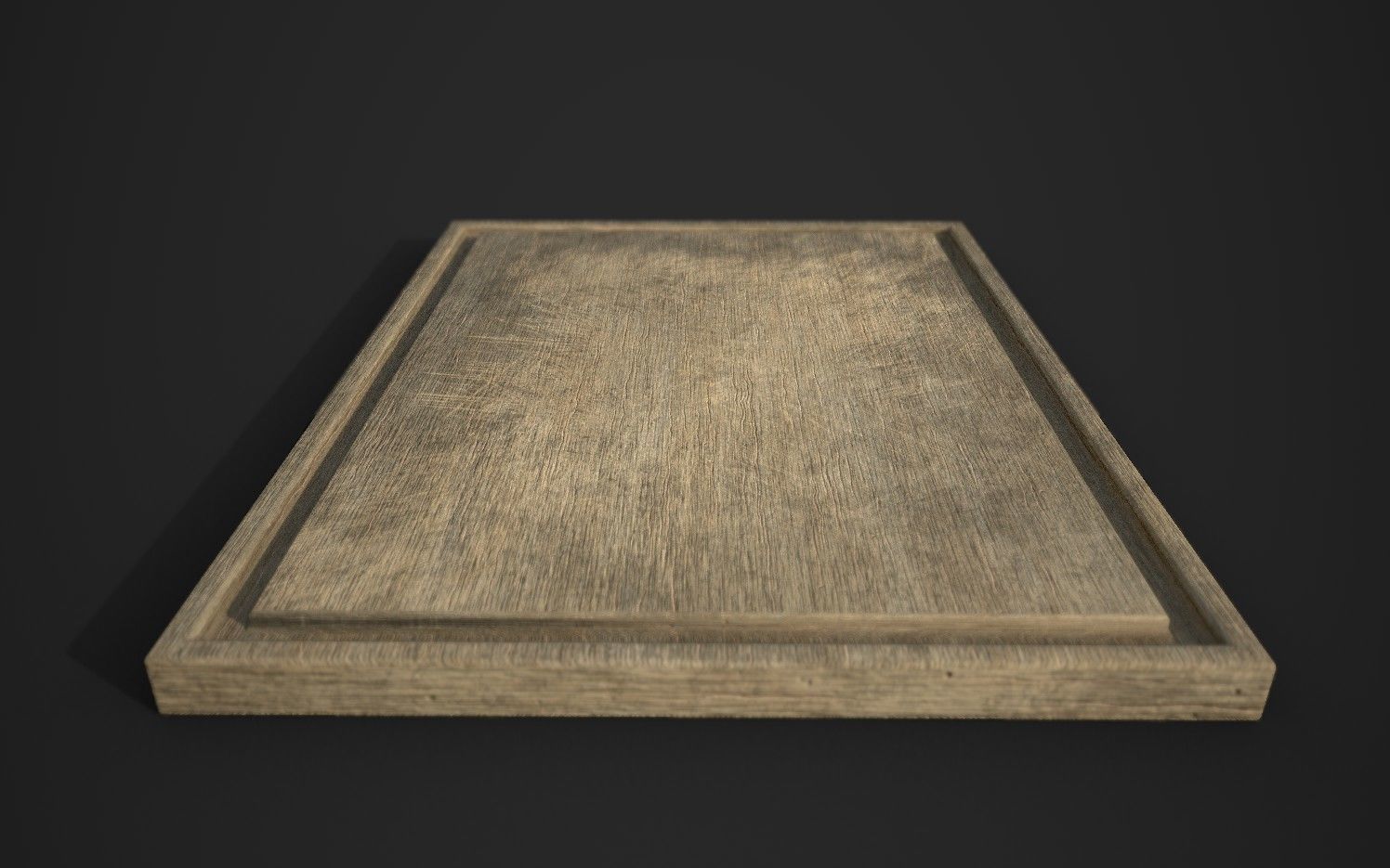 Cutting Board Model Low-poly 3D model_4