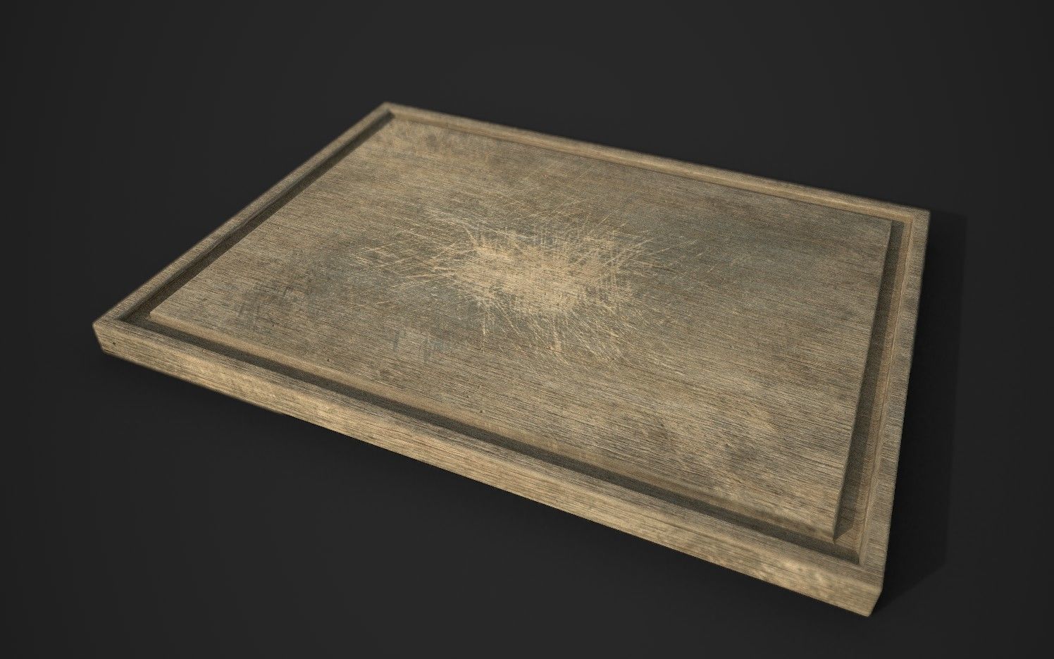 Cutting Board Model Low-poly 3D model_2