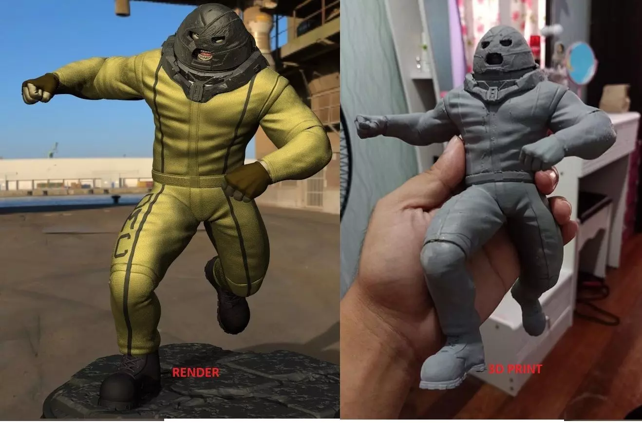 juggernaut from deadpool 2 3d model stl and obj 3D print model_0
