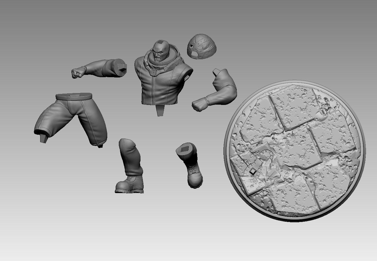juggernaut from deadpool 2 3d model stl and obj 3D print model_4