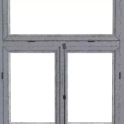 OLD SCRATCHED WINDOW