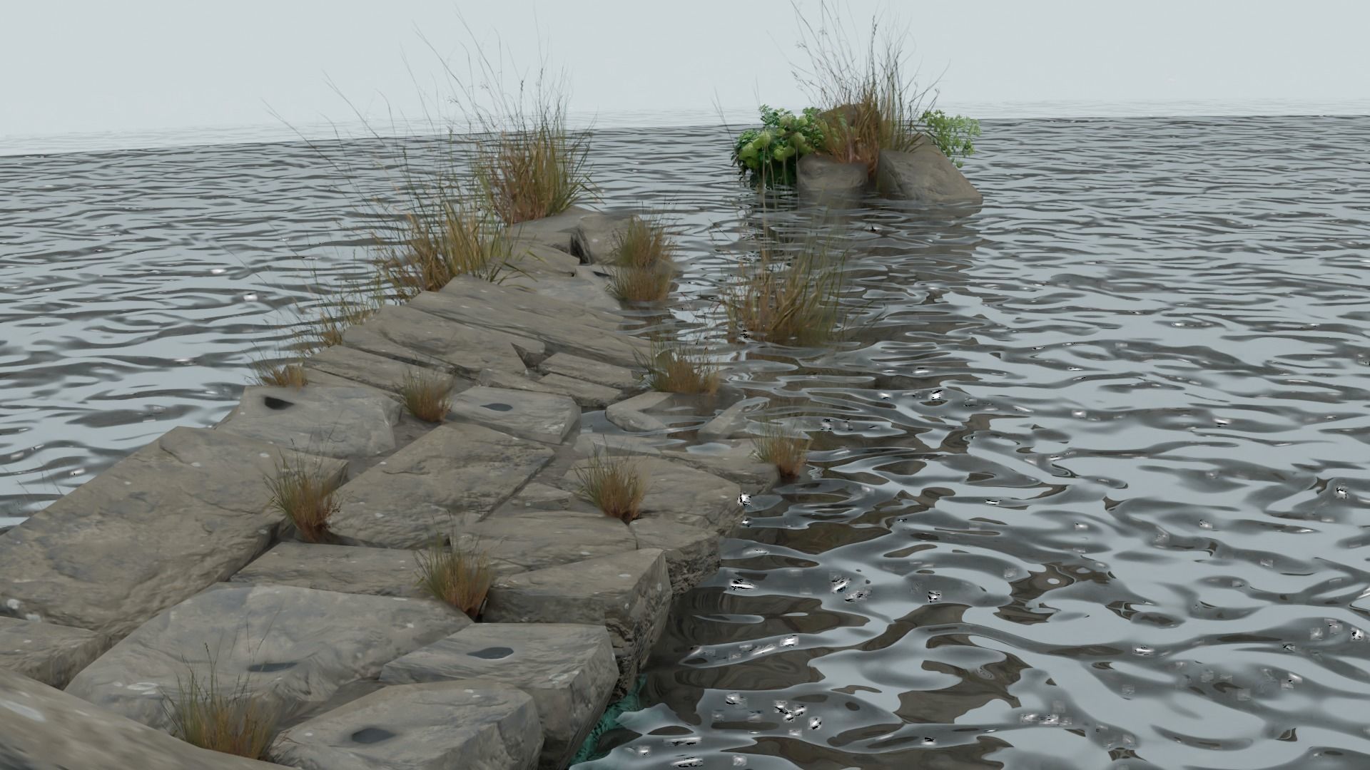 Portugal Unique Scenario with water 3D model_7