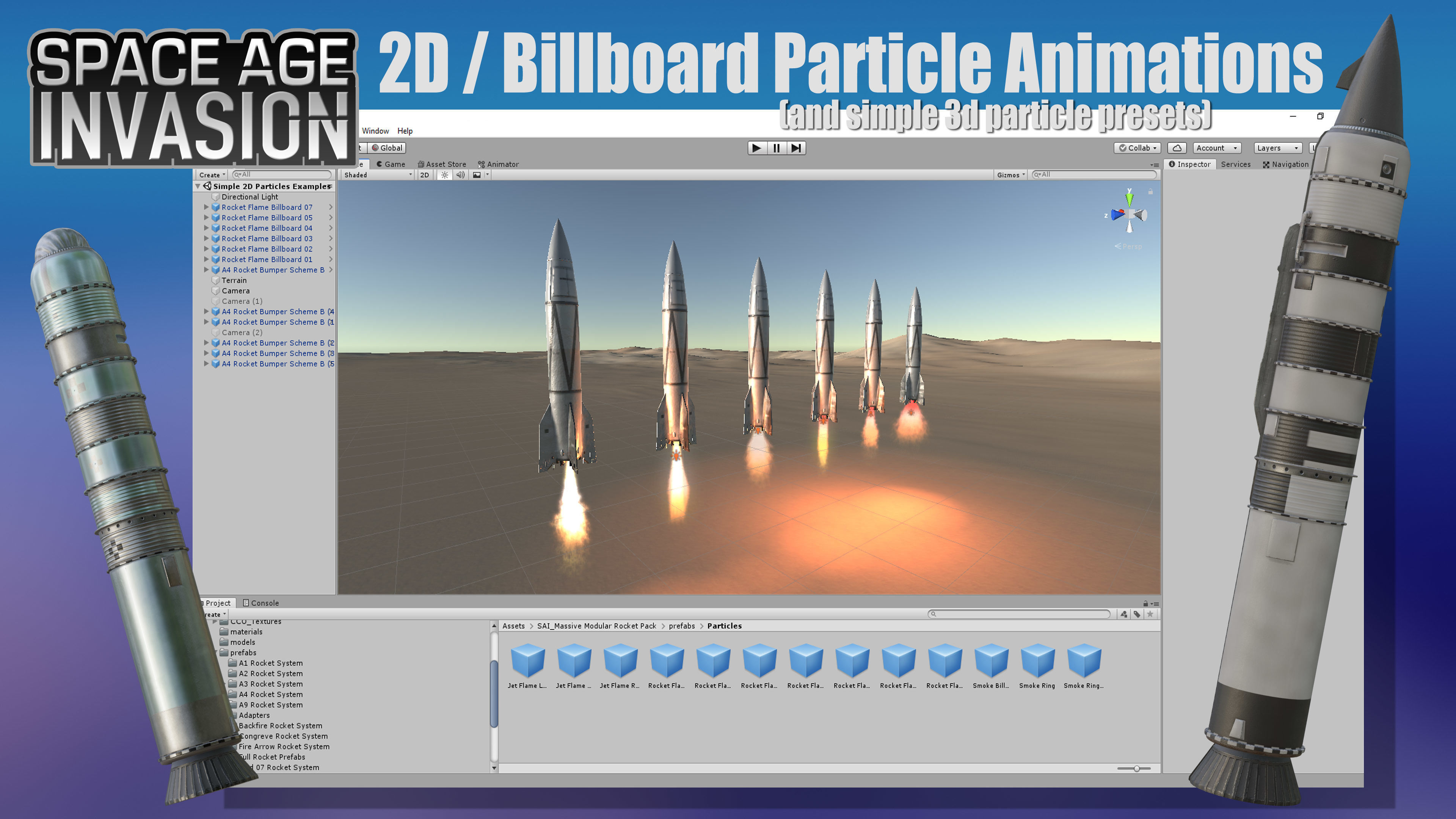 Space Age Invasion Massive Modular Rocket Pack Low-poly 3D model_21