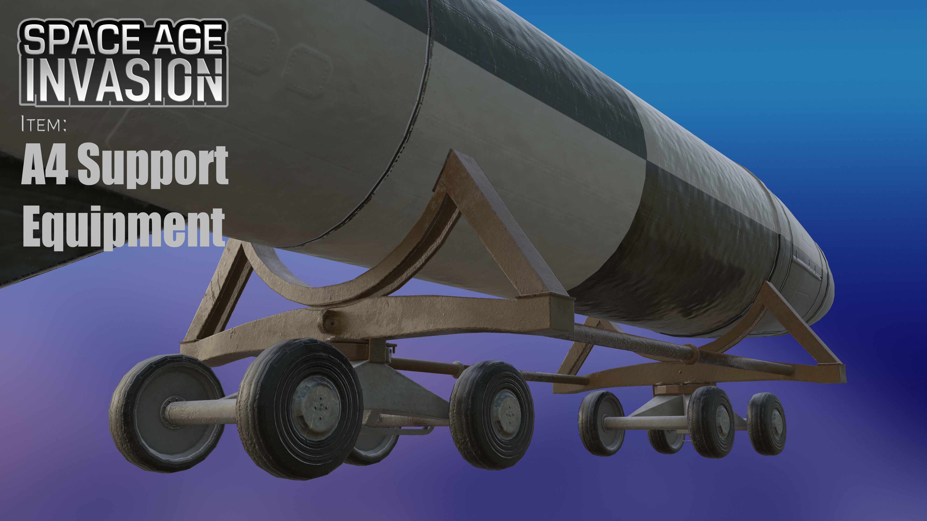 Space Age Invasion Massive Modular Rocket Pack Low-poly 3D model_8