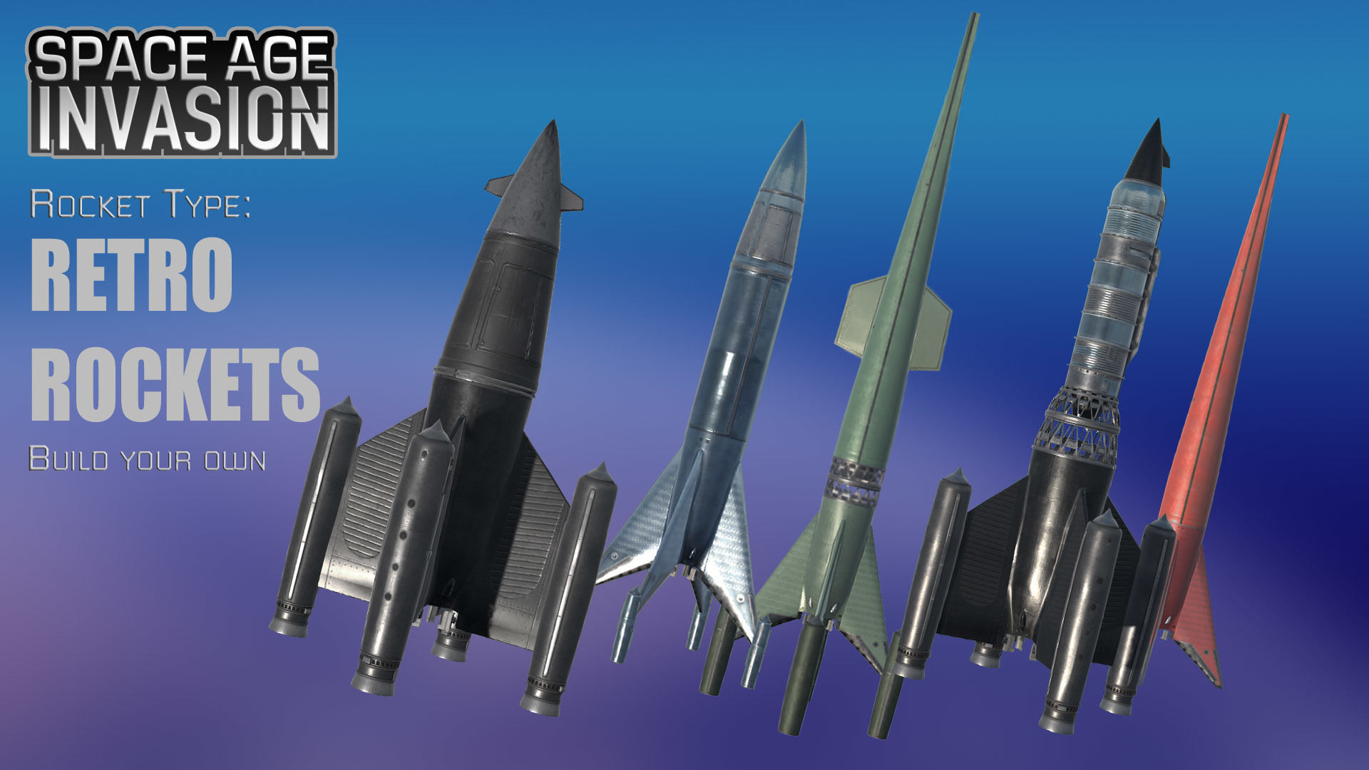 Space Age Invasion Massive Modular Rocket Pack Low-poly 3D model_16