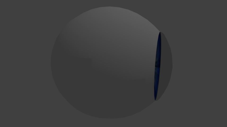 Realistic human eye  3D model_1