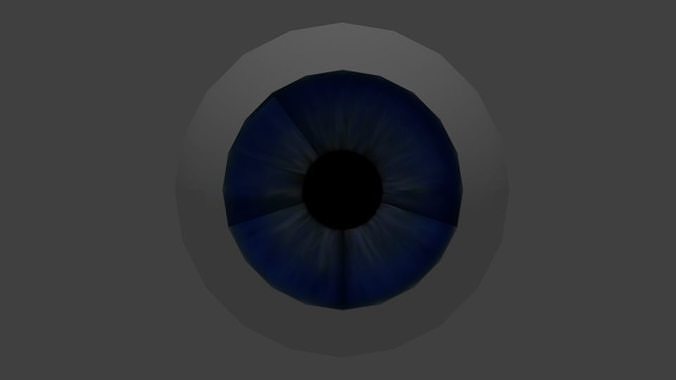 Realistic human eye  3D model