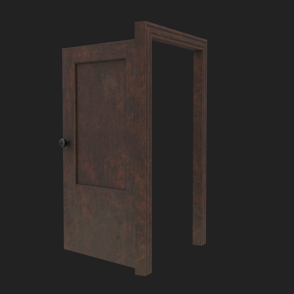 Old door 3D model_5