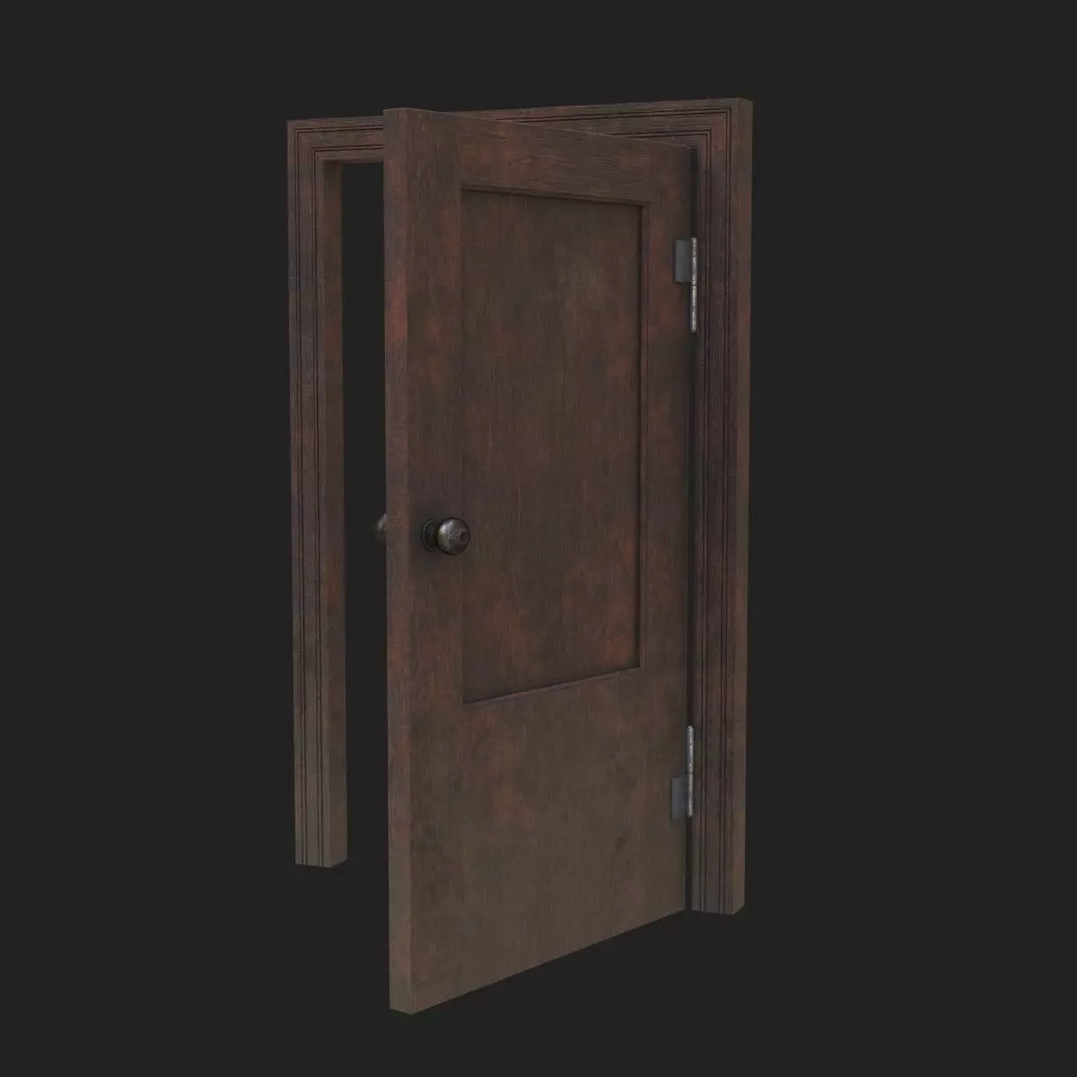 Old door 3D model_0