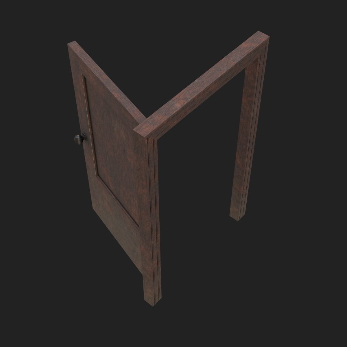 Old door 3D model_6