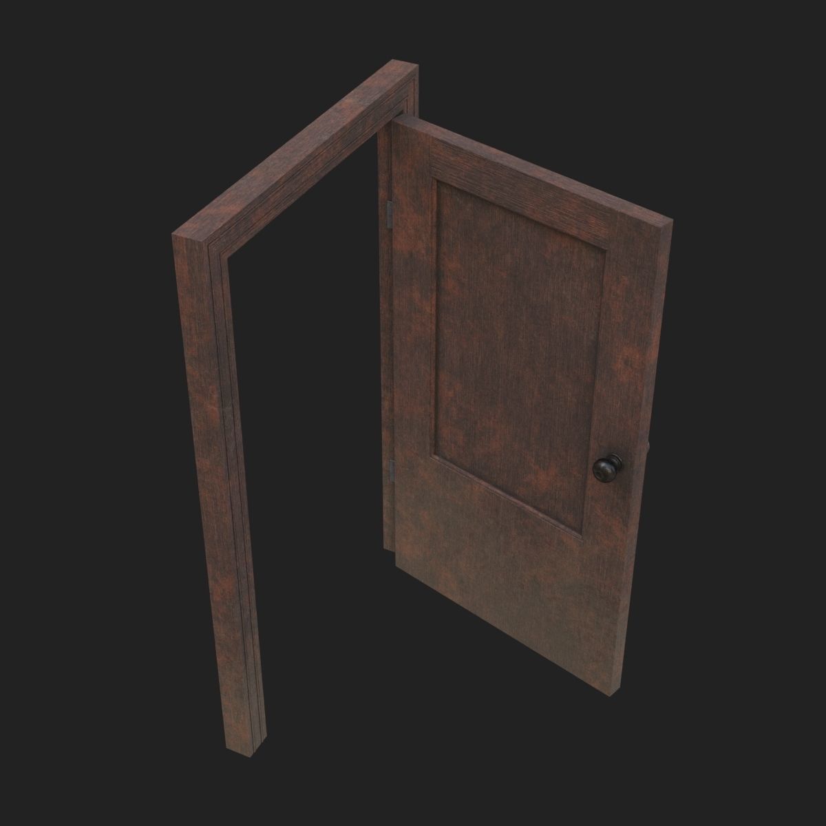 Old door 3D model_8
