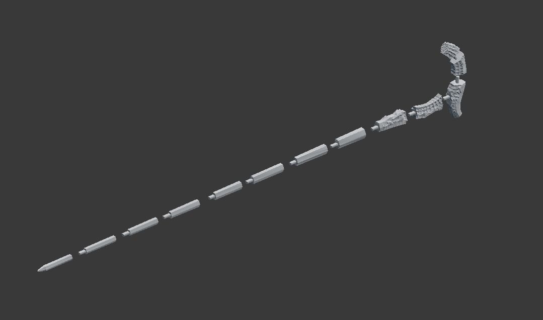 V Cane Devil May Cry 5 Cosplay Prop 3D print model_3