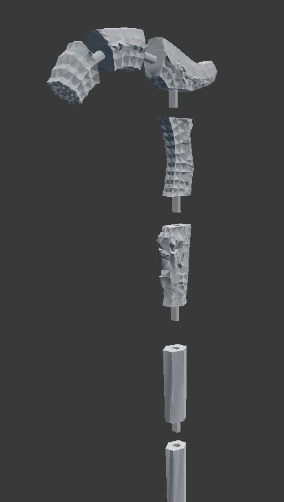 V Cane Devil May Cry 5 Cosplay Prop 3D print model_4