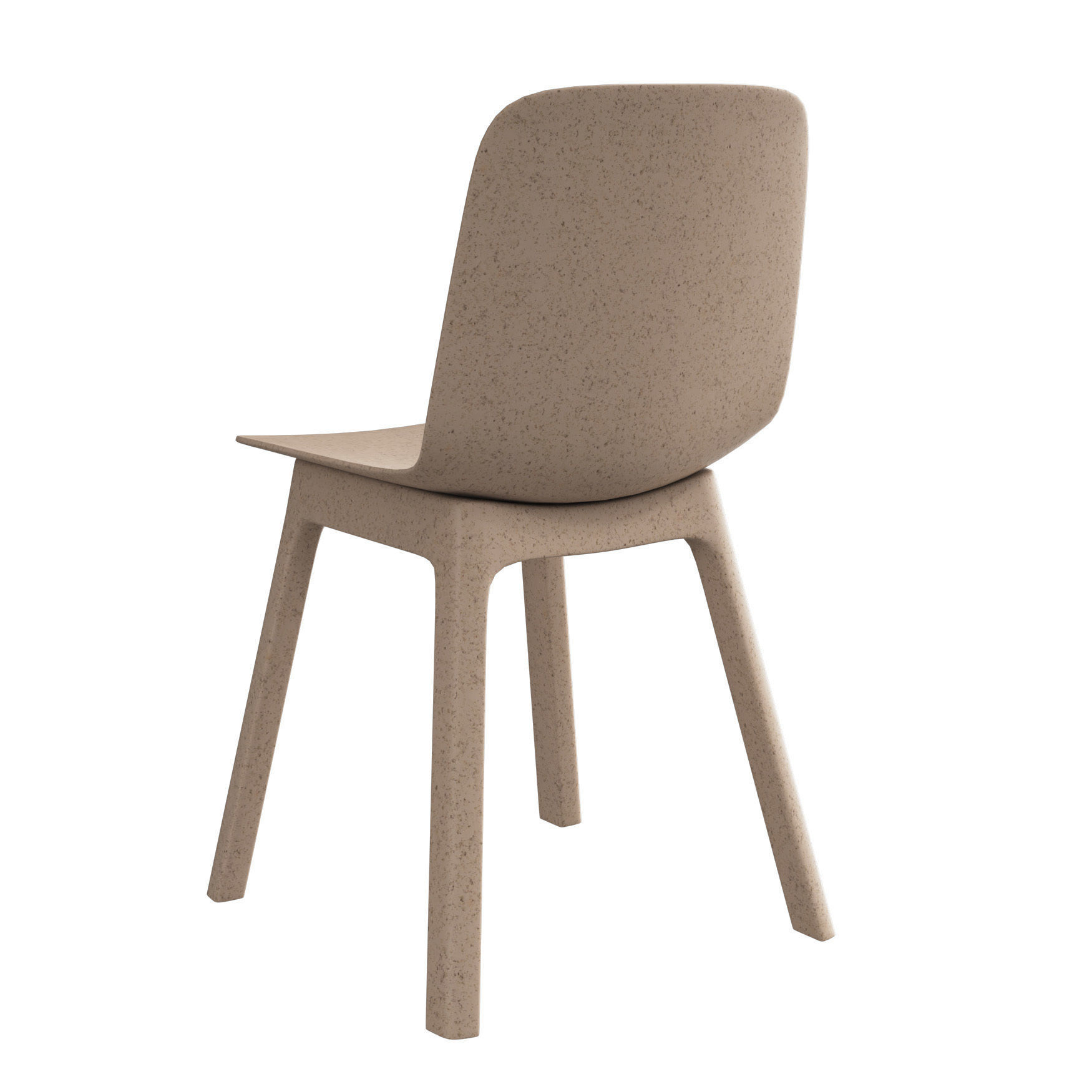 Odger dining chair with seat and legs 3D model_5