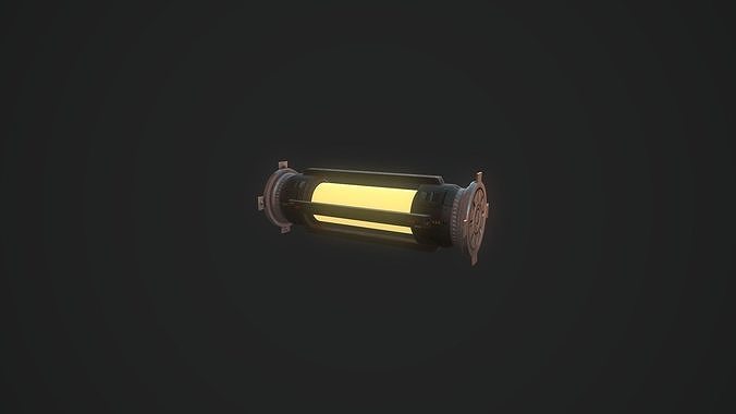 Energy battarey Low-poly 3D model