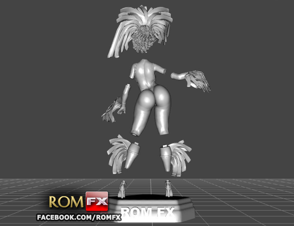 Mulatto Girl from Brazilian Carnival - Figure Printable 3D print model_20