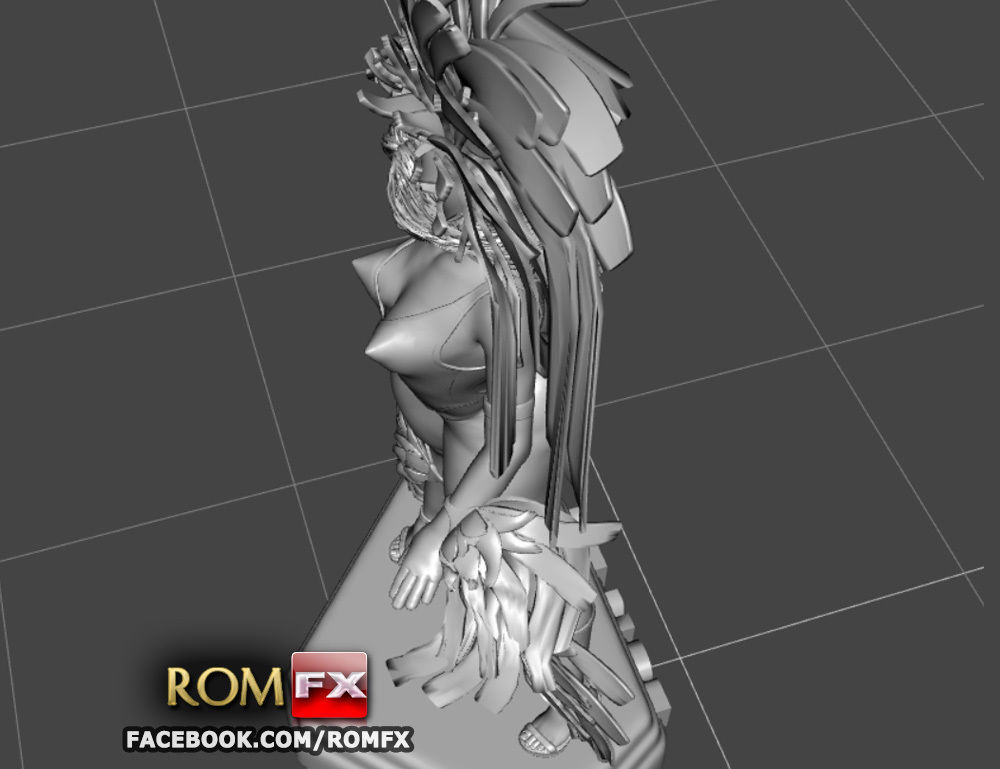 Mulatto Girl from Brazilian Carnival - Figure Printable 3D print model_15