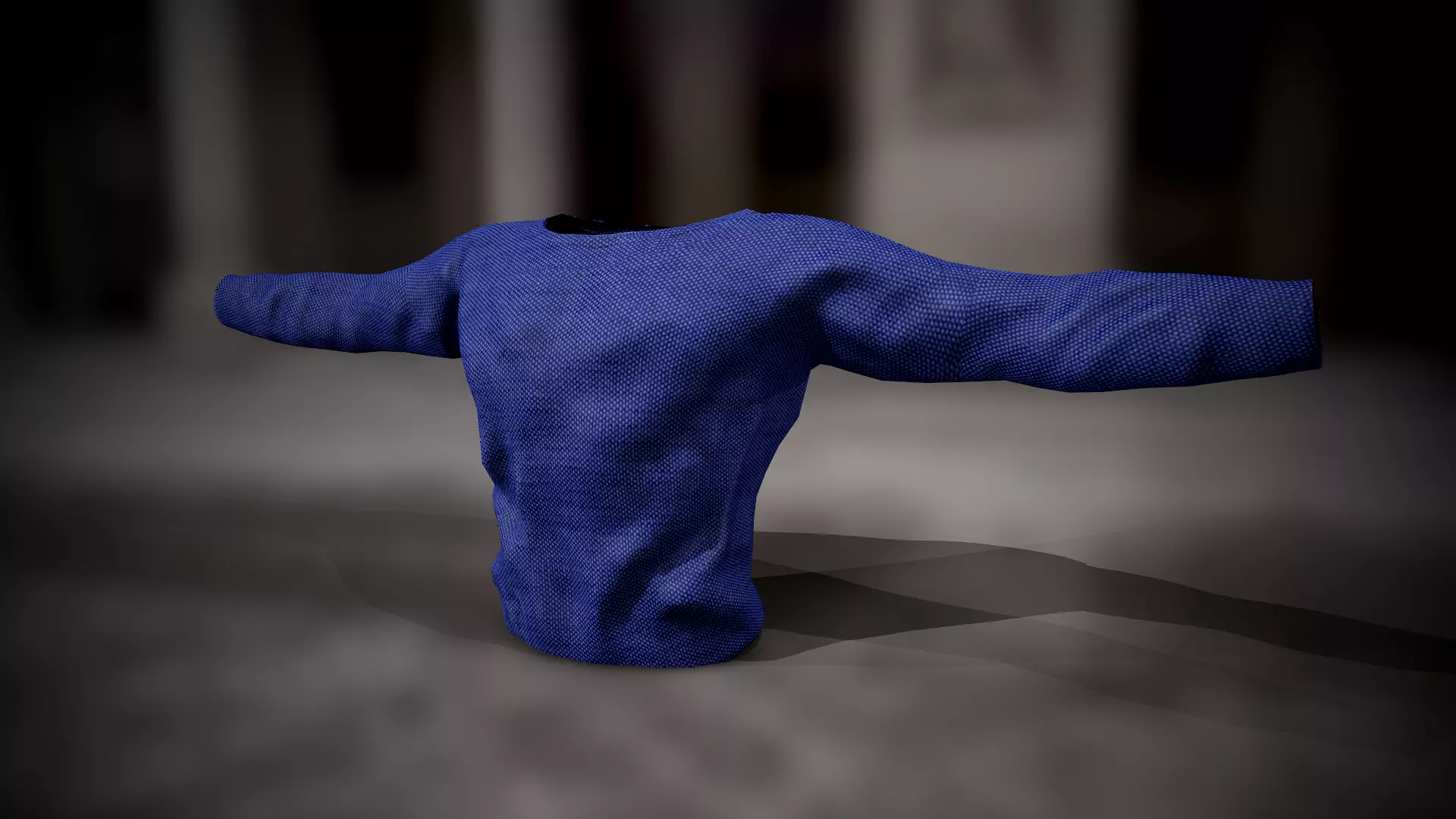Sweatshirt 2 sweater Low-poly 3D model