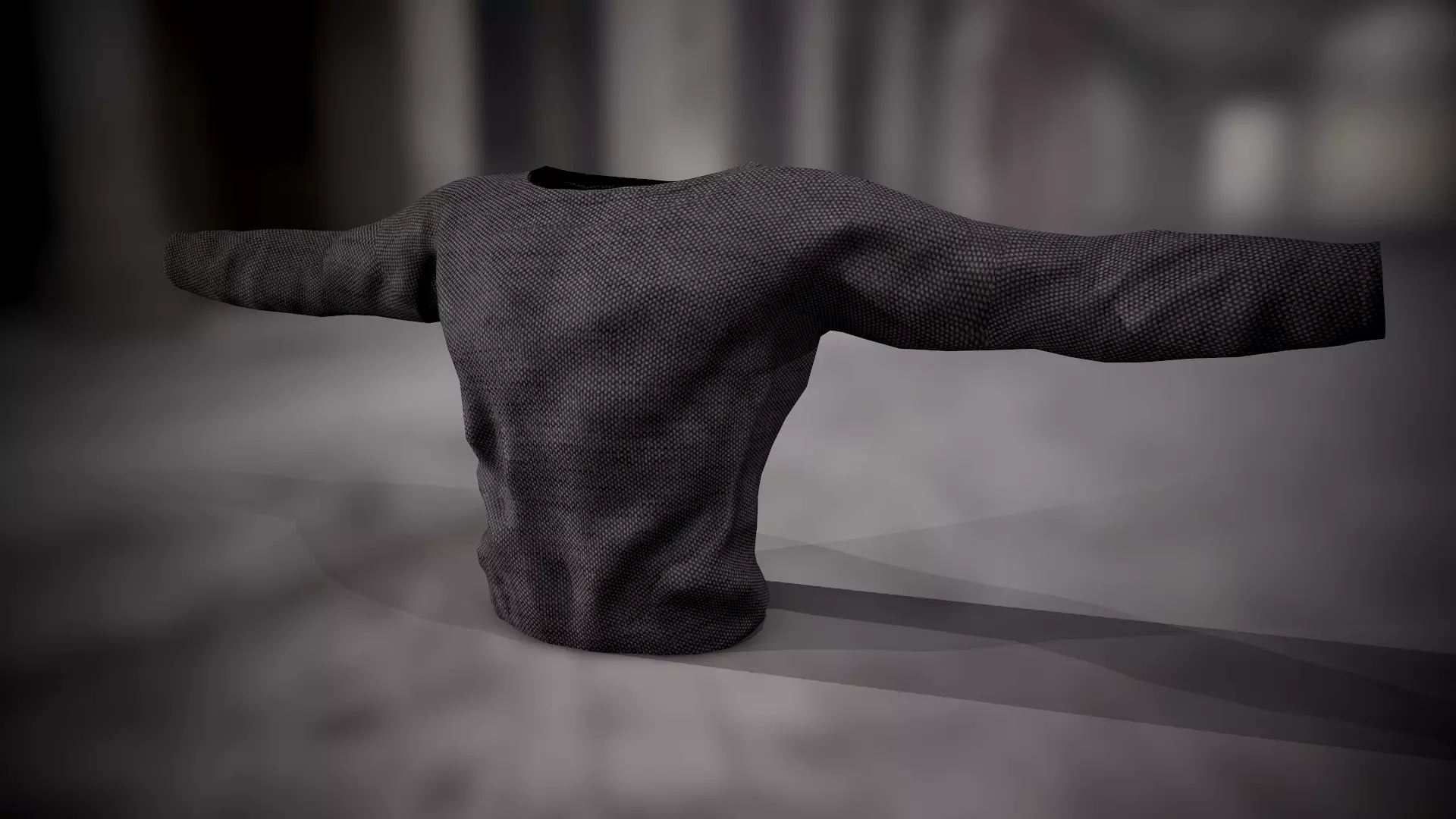 Sweatshirt 4 sweater Low-poly 3D model