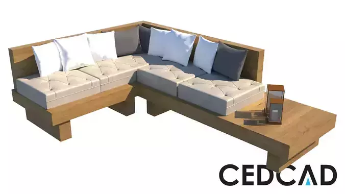 Sofa - Sofa varanda 3D model