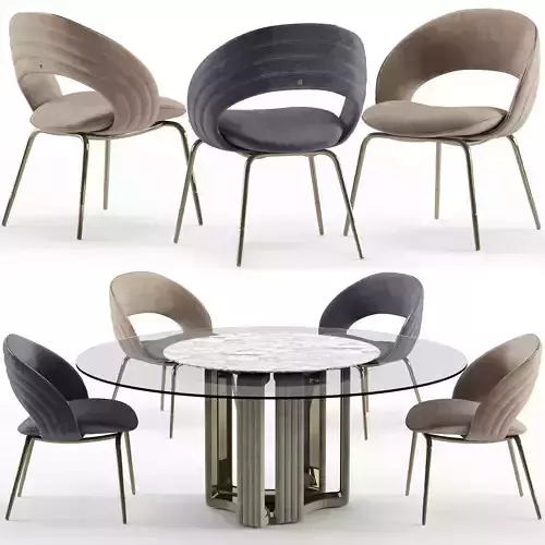 Kylo chair and table -  Visionnaire