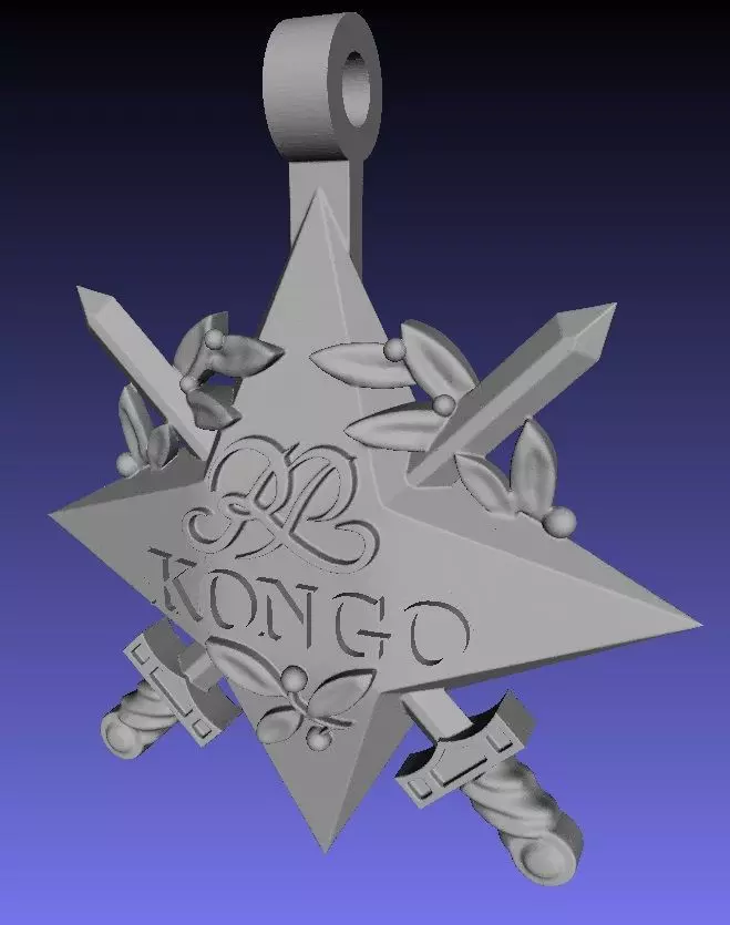 Official Congo polish star decoration 3D print model_0