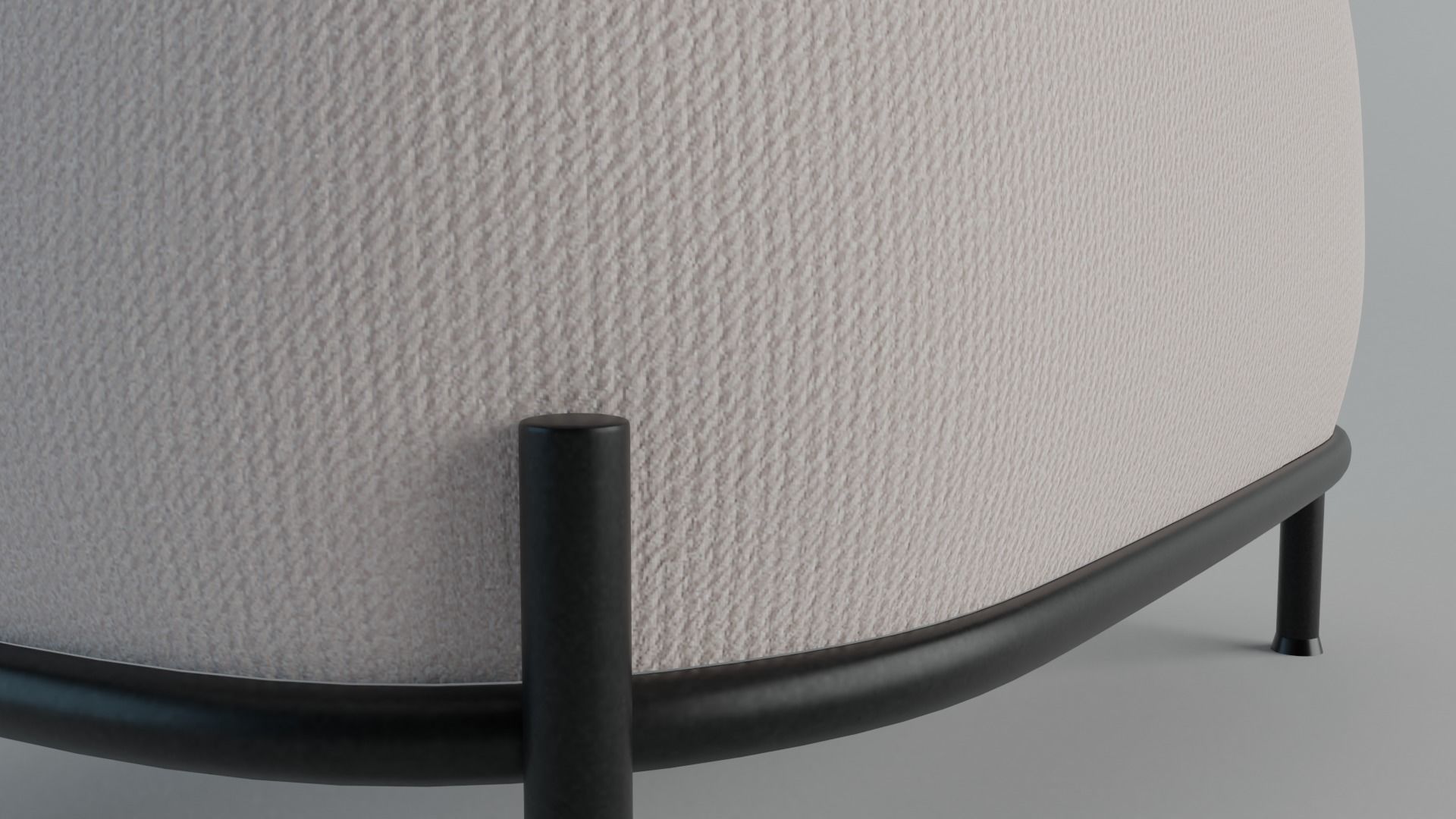 ChairsPuf Sklum Omba Low-poly 3D model_3