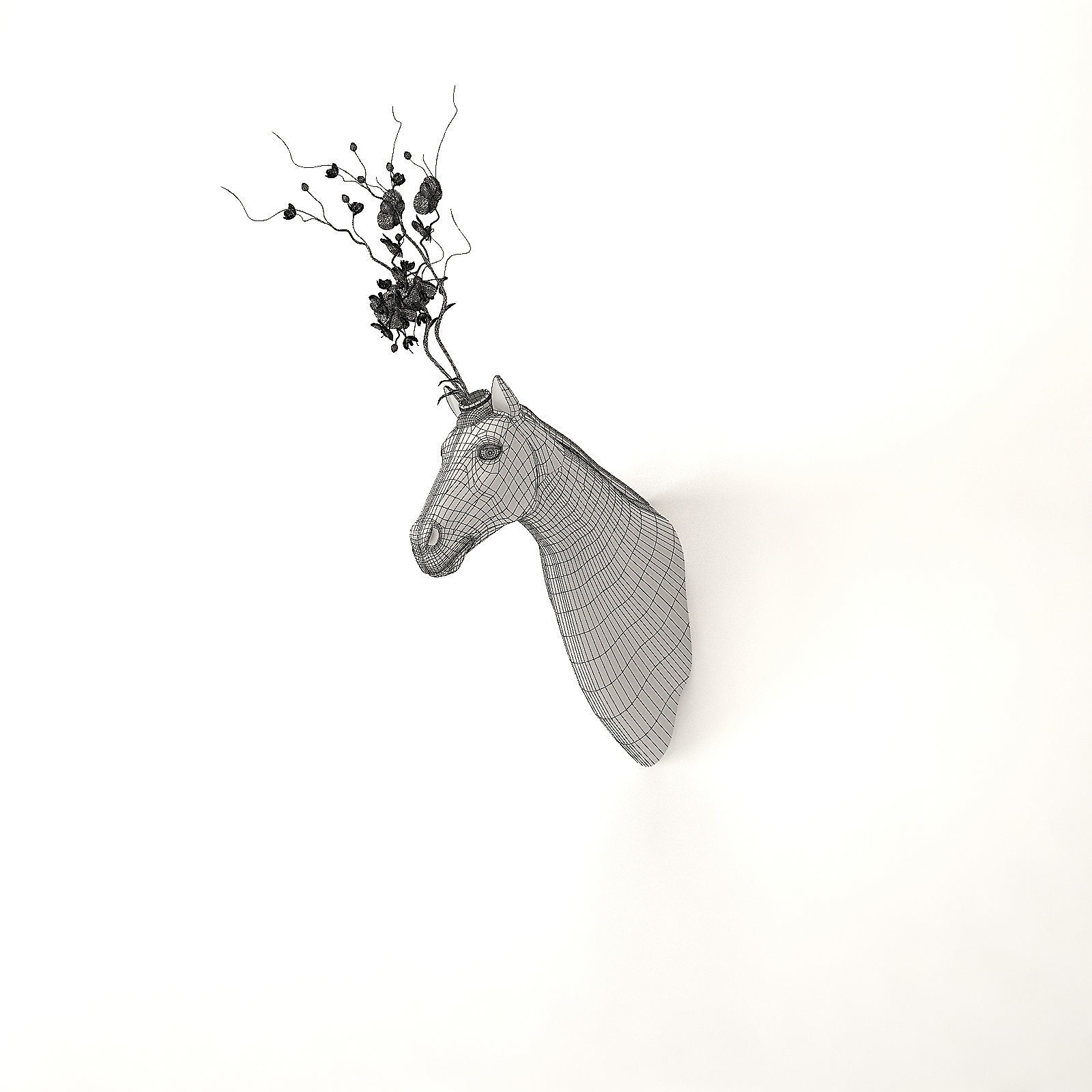 horse head 3D model_1